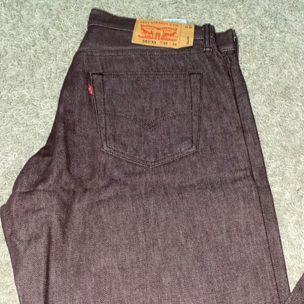 Brown Levi jeans